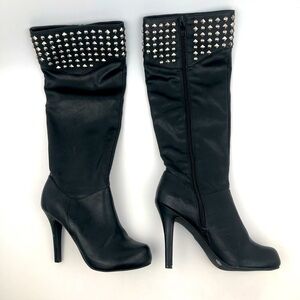 BCBG Generation Black Francis’s Studded Stiletto Women’s 6.5 B